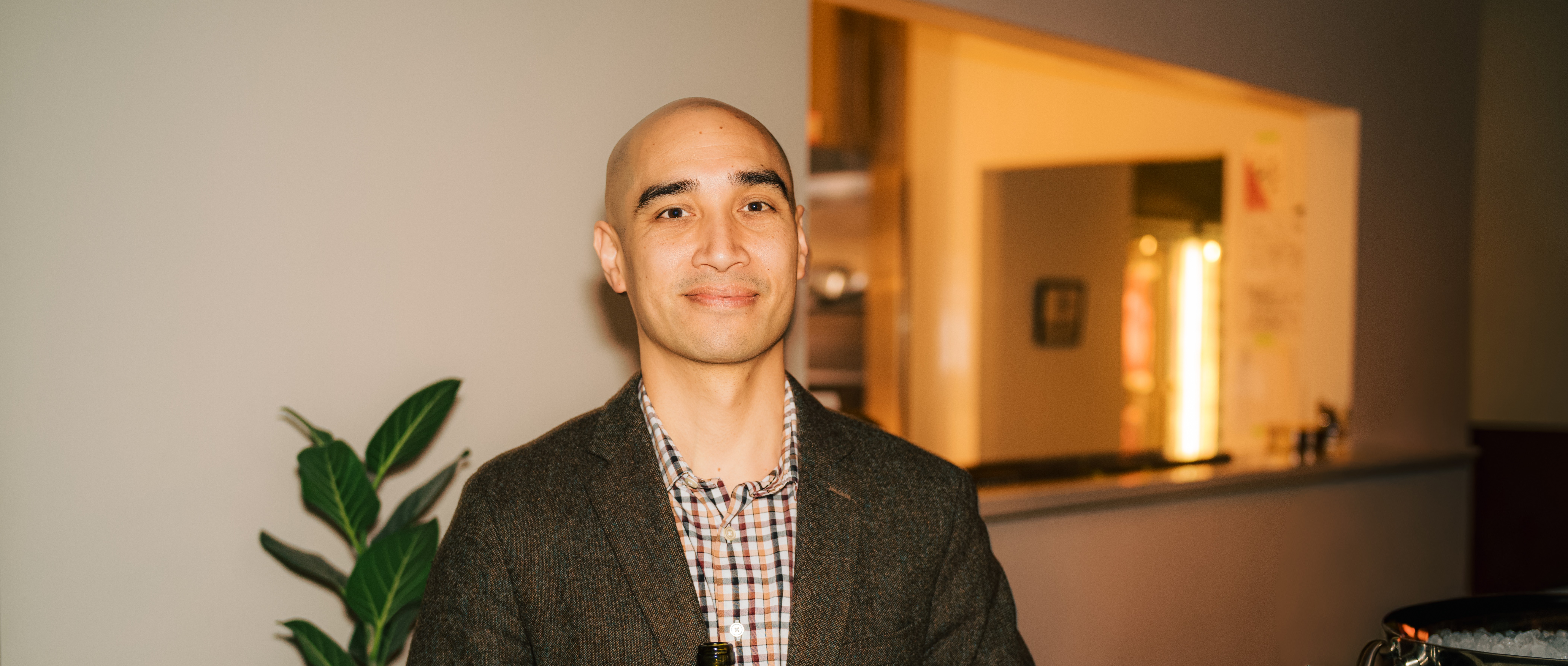 Justin Chin, general manager and wine director at The Happy Crane.